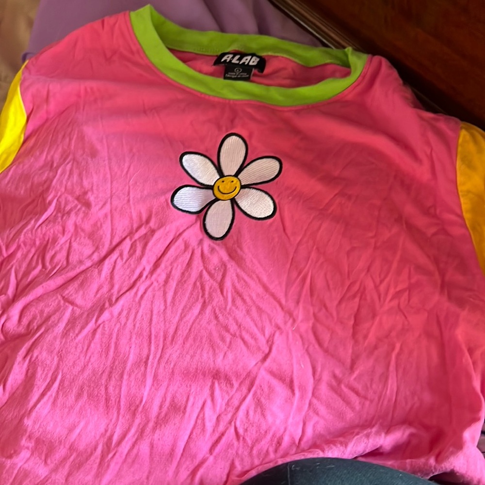 Pink Flower Shirt